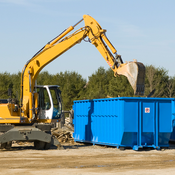 is there a minimum or maximum amount of waste i can put in a residential dumpster in Champion OH